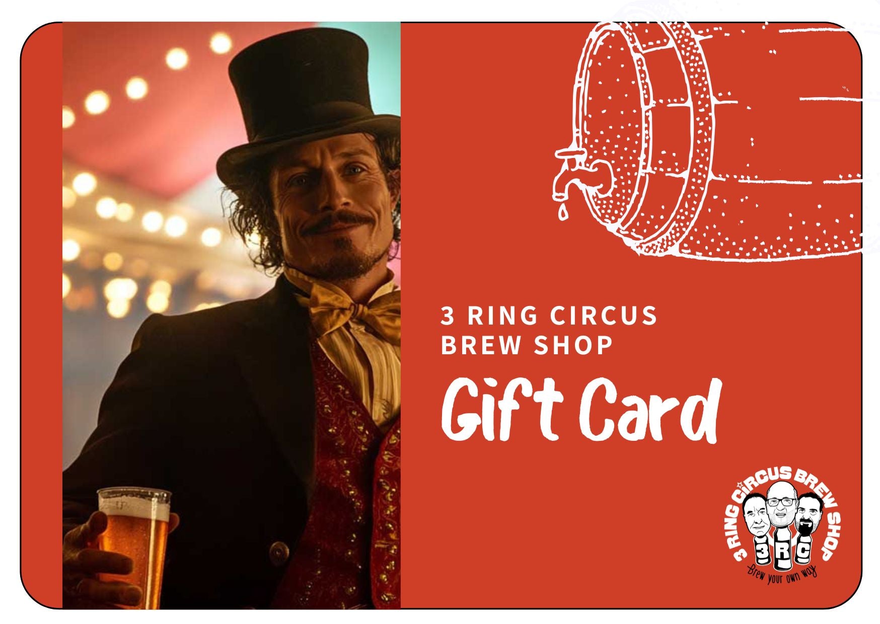 3 Ring Circus Brew Shop Gift Card
