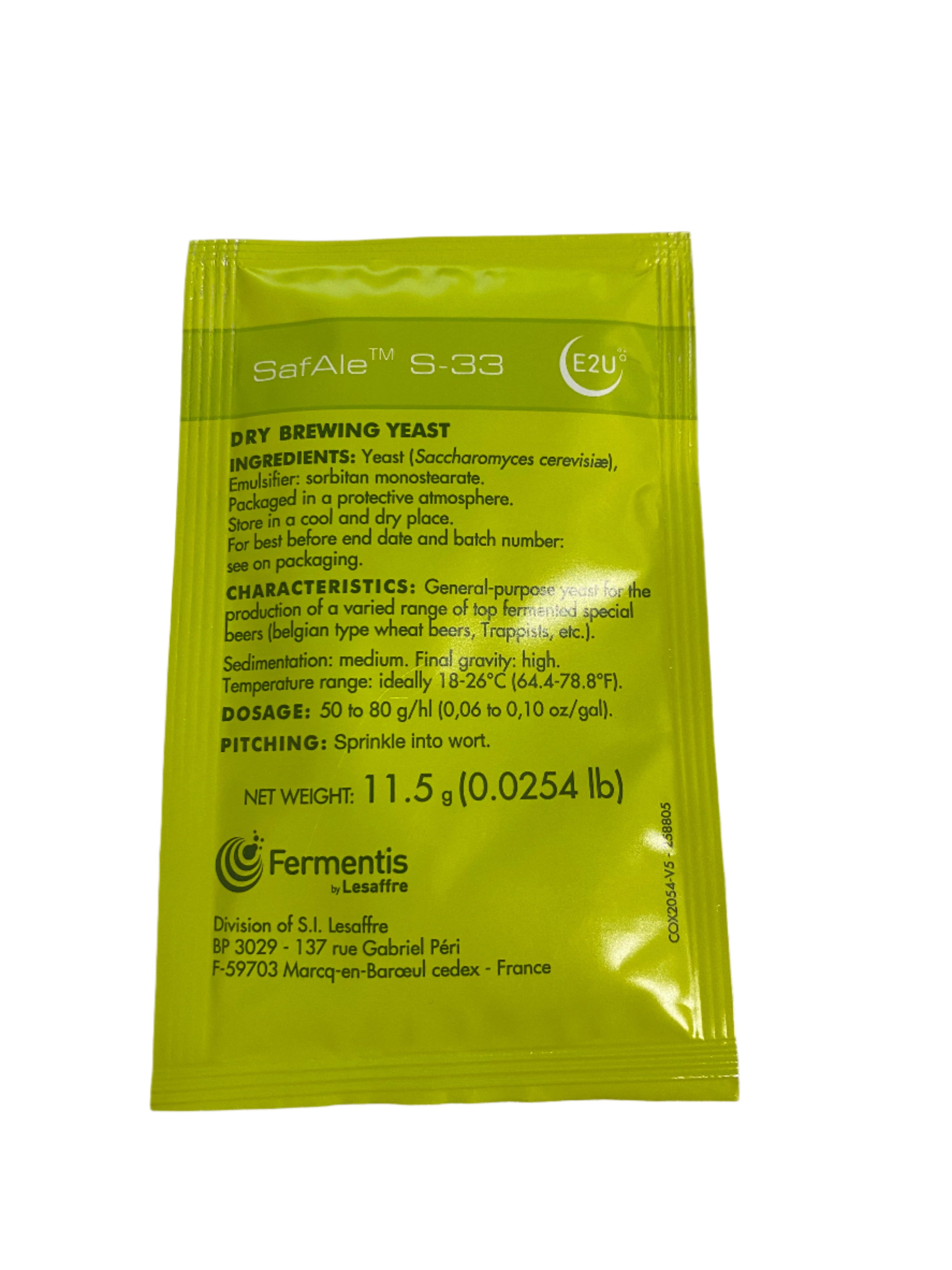 Fermentis Saflager S-23 Dry lager Yeast