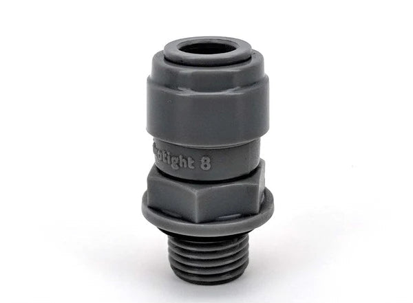 Duotight – 8mm (5/16”) Female x 1/4 Inch BSP Male Thread (with seated O-ring)