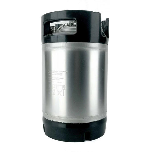 Kegland 9.5L Ball Lock Keg with rubber base and handle