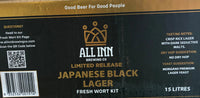 All Inn Brewing Fresh Wort Kit - Black Japanese Lager (in store pick up only)