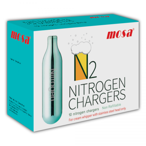 MOSA N2 Nitrogen Gas Chargers - (10 pack)