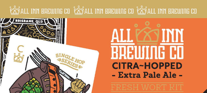 All Inn Brewing Fresh Wort Kit - Citra Extra Pale Ale (in store pick up only)