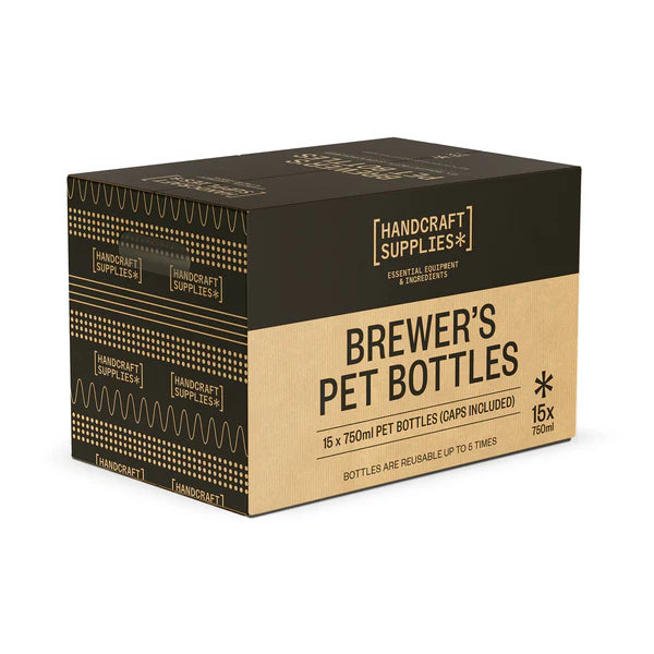 Brewer's 750ml PET Bottles With Caps