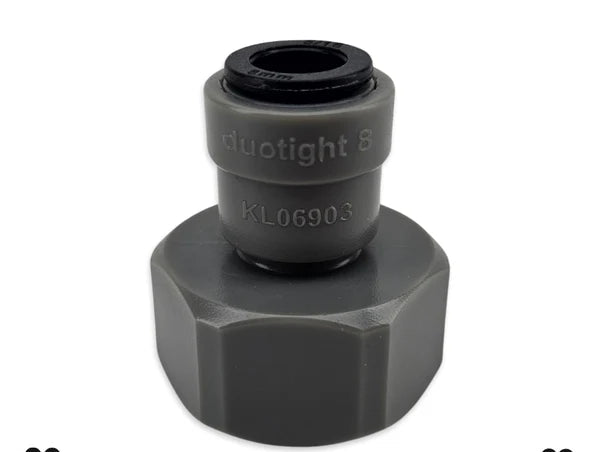 duotight - 8mm (5/16”) Female x 5/8” Female Thread (suits Keg Couplers ...