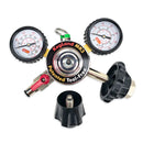 Type 30 - MK5 CO2 Regulator - Tool-Free - Dual Gauge (4.5bar PRV & 65psi Gauge)
