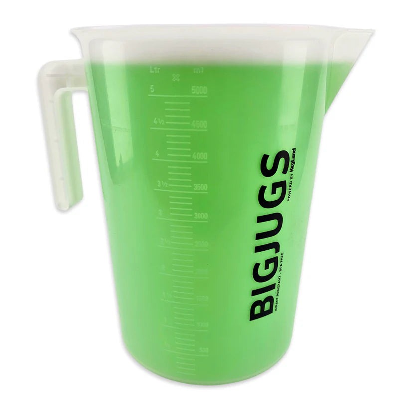 BIG JUGS - 5.0L Graduated Measuring Jug - Impact Resistant - BPA FREE (in store pick up only)