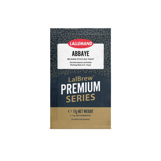 11 gram packet of ABBAYE Belgian Style Ale Yeast