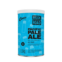 Brick Road Pacific Pale Ale beer kit can on a white background