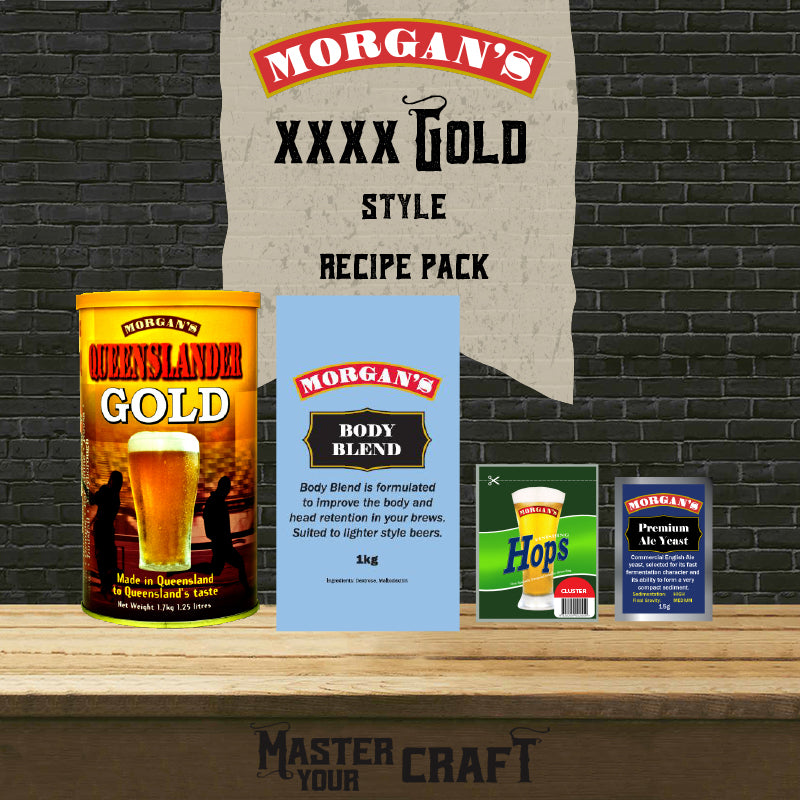 Morgans recipe pack - XXXX Gold style