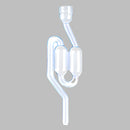 Plastic water lock used in fermentation vessels