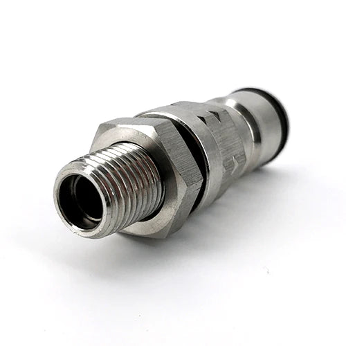 Gas Ball Lock Post with 1/4inch bulkhead assembly