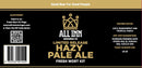All Inn Brewing Fresh Wort Kit - Hazy Pale Ale (in store pick up only)