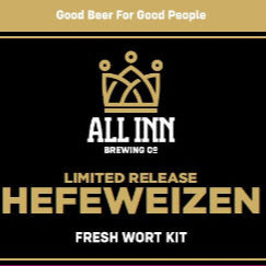 All Inn Brewing Fresh Wort Kit Limited Release - HEFEWEIZEN (in store pick up only))