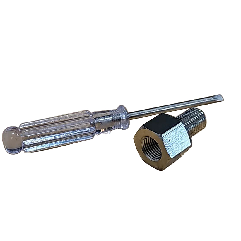 Mini Regulator Adapter for use with 2.2L CO2, N2 and Argon Disposable Gas Bottles