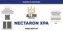 All Inn Brewing Co Nectaron XPA Fresh Wort Kit label with branding and product details.