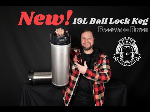 Keg King - 19L Ball Lock with New Passivated Finish